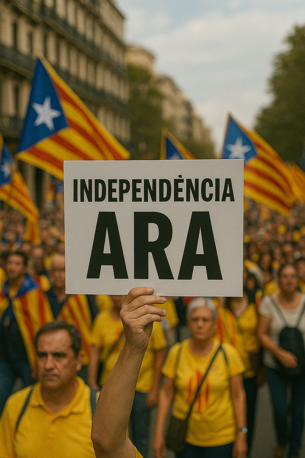 Manifestació a Barcelona en defensa d'unes polítiques socials més fortes a Catalunya