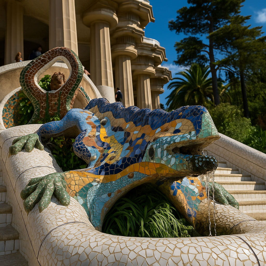 Parc Güell a Barcelona, patrimoni cultural de Catalunya